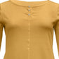 Karen Scott Women's Cotton Triple Keyhole Top Yellow Size XX-Large