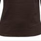 Karen Scott Women's Zippered 3/4 Sleeve Scoop Neck Top Brown Size Large