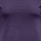 Karen Scott Women's Cotton Lace Hem Top Dark Purple Size X-Large