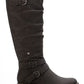 Sun + Stone Women's Brinley Strapped Lug Sole Boots Black Size 6 M