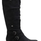 Sun + Stone Women's Brinley Strapped Lug Sole Boots Black Size 9 M