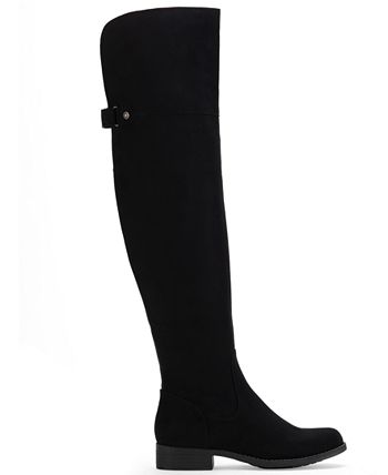 Sun + Stone Women's Allicce Over The Knee Boots Black Size 6 M