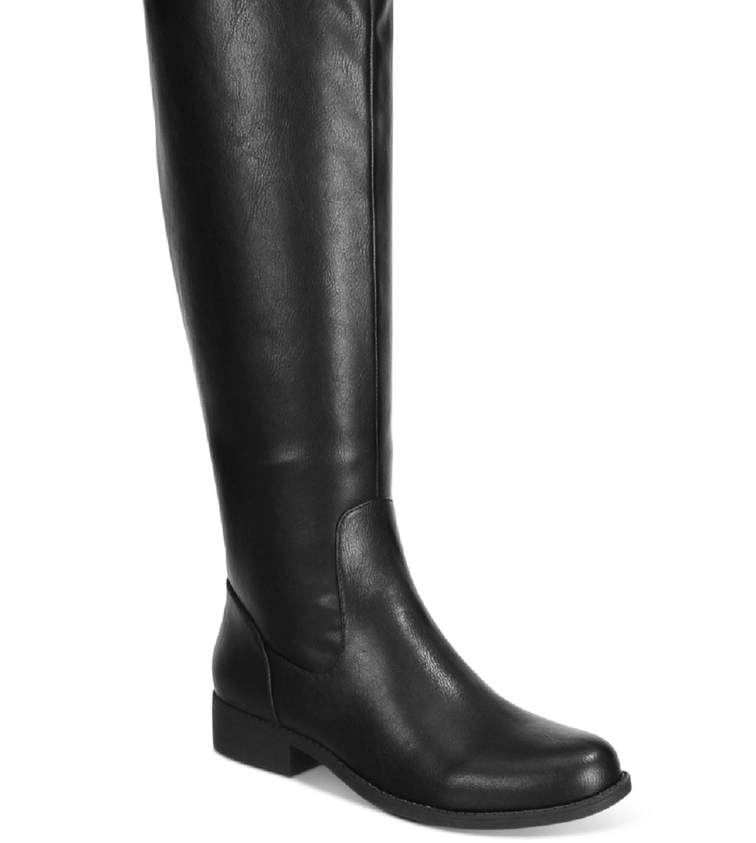 Sun + Stone Women's Allicce Over The Knee Boots Black Size 8 M
