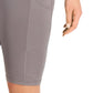 ID Ideology Women's 10 High Rise Pocket Bike Shorts Gray Size Medium