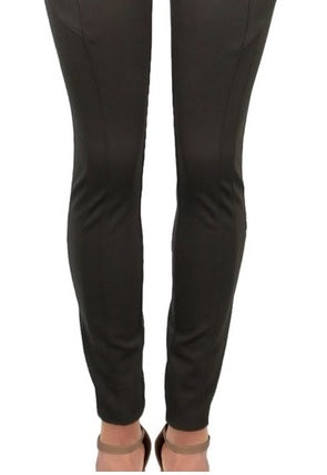 INC International Concepts Women's Mid Rise Professional Skinny Pants Green Size 10