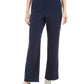 Karen Scott Women's Microfleece Pants Black Size Petite X-Large