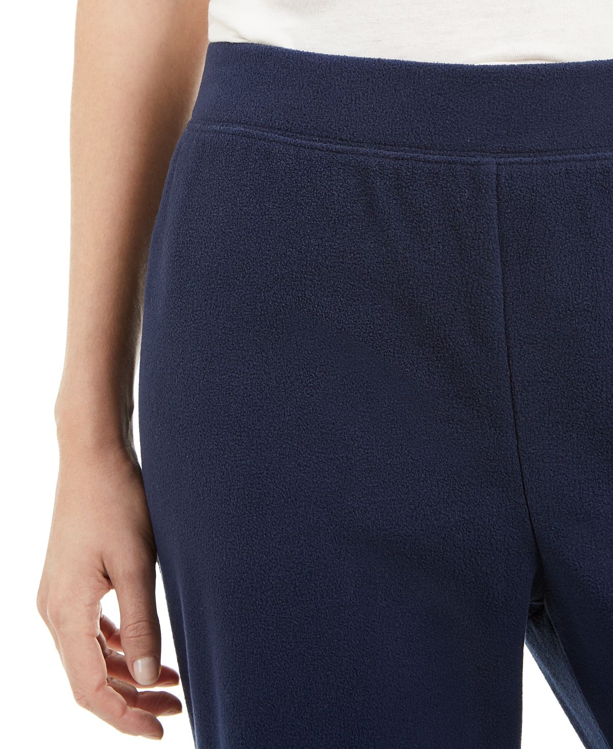 Karen Scott Women's Microfleece Pants Black Size Petite X-Large