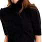 Alfani Womens Turtleneck Elbow-Sleeve Pullover Sweater Black Size S
