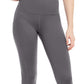 ID Ideology Women's High Waist Side Pocket 7/8 Length Leggings Gray Size XX-Large