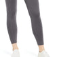 ID Ideology Women's High Waist Side Pocket 7/8 Length Leggings Gray Size XX-Large