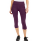 ID Ideology Women's High Rise Side Pocket Cropped Leggings Purple Size X-Small