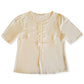 Charter Club Women's Short Sleeve Ruffle Top White Size Large