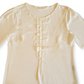 Charter Club Women's Short Sleeve Ruffle Top White Size Large