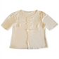 Charter Club Women's Short Sleeve Ruffle Top White Size Large