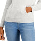 Style & Co Women's Solid Hoodie Gray Size Petite Medium