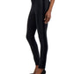 INC International Concepts Women's Velvet Trim Skinny Ponte Ankle Pants Black Size 2