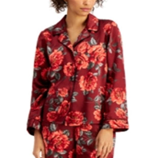 INC International Concepts Women's Satin Pajama & Headband 3Pc Set Red Size XX-Large