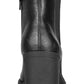 Sun + Stone Women's Morghan Lug Sole Block Heel Booties Black Size 8 M