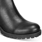 Sun + Stone Women's Morghan Lug Sole Block Heel Booties Black Size 10 M