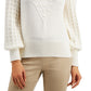 Charter Club Women's Popcorn Sweater White Size Medium