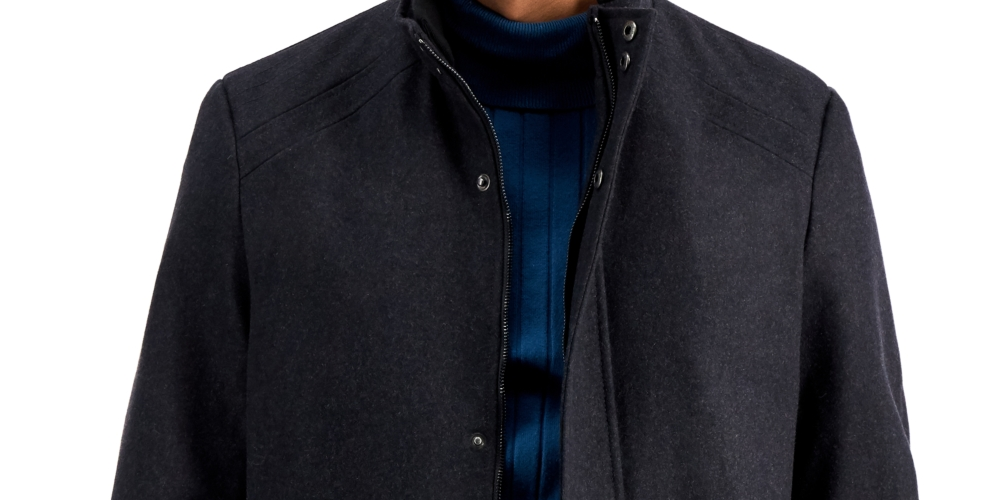 INC International Concepts Men's Kylo Top Coat Black Size L
