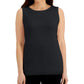 Karen Scott Women's Cotton Scoop Neck Top Black Size XX-Large