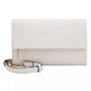 INC International Concepts Women's Averry Tunnel Convertible Clutch Crossbody White Size Regular