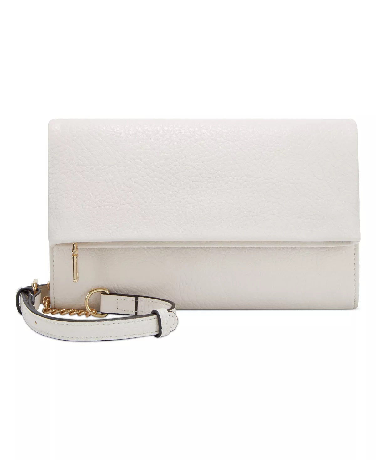 INC International Concepts Women's Averry Tunnel Convertible Clutch Crossbody White Size Regular