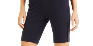 INC International Concepts Women's Skinny Shorts Blue Size Medium