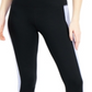 ID Ideology Women's Colorblocked Cropped Leggings Black Size S