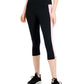 ID Ideology Women's Colorblocked Cropped Leggings Black Size Small