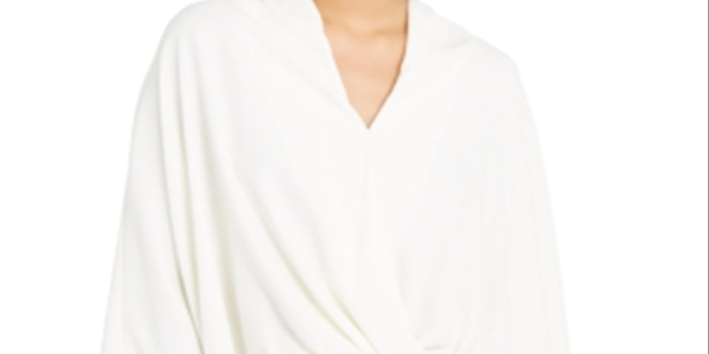 Alfani Women's Solid Dolman Sleeve Blouse White