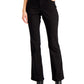 INC International Concepts Women's Mid Rise Bootcut Jeans Black Size 14 Petite