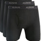 Alfani Men's 5 Pk Boxer Briefs Black Size Small