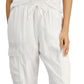 INC International Concepts Women's Utility Jogger Pants White Size Medium