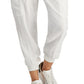 INC International Concepts Women's Utility Jogger Pants White Size Medium