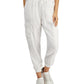 INC International Concepts Women's Utility Jogger Pants White Size Medium
