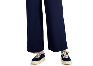 Charter Club Women's Wide Leg Sailor Pants Blue Size 12 Petite