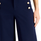 Charter Club Women's Wide Leg Sailor Pants Blue Size 12 Petite