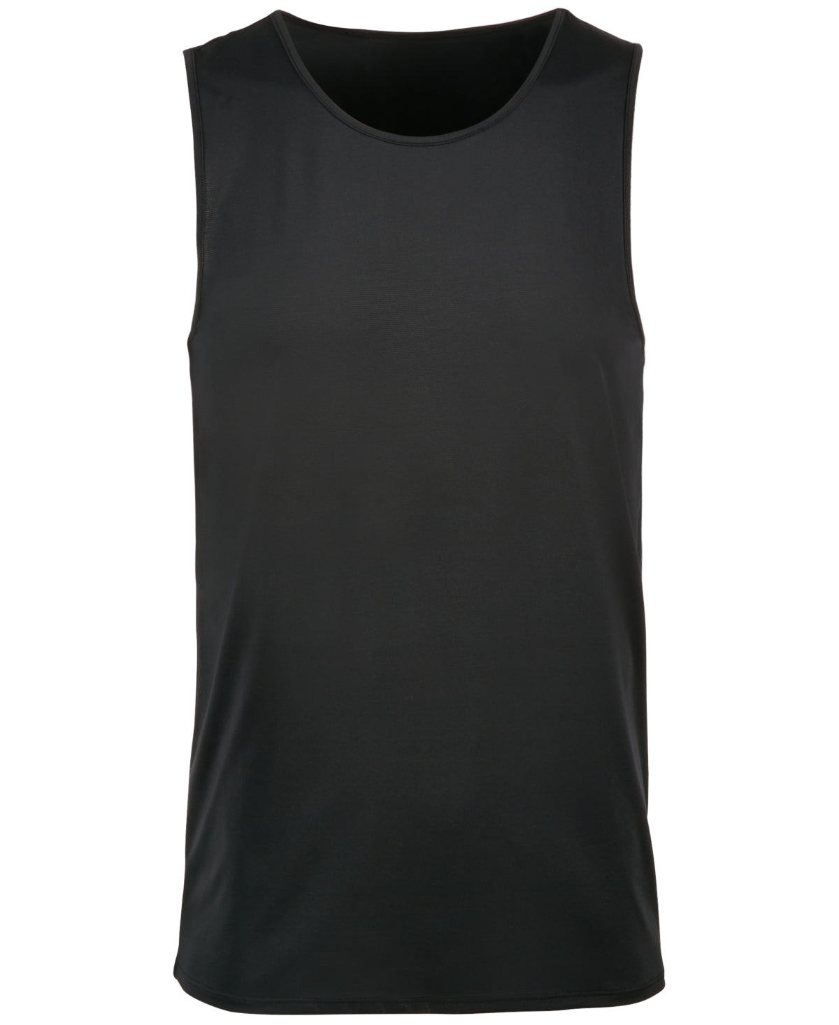 Alfani Men's Crew Neck Moisture Wicking Tank Top Black Size Medium