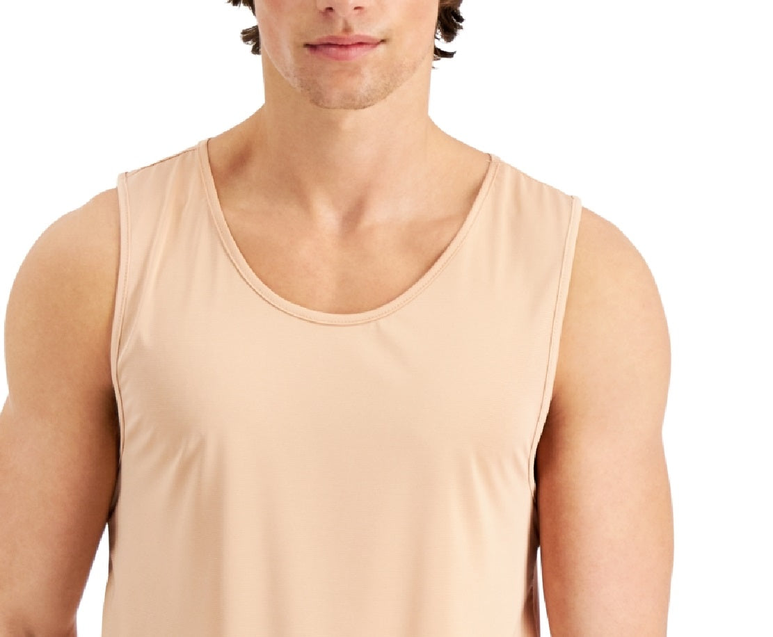Alfani Men's Air Mesh Undershirt Tank Brown Size X-Large