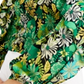 INC International Concepts Women's Printed Cold Shoulder Top Green Size X-Large