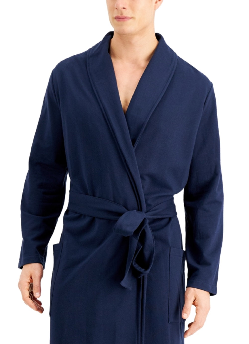Alfani Men's Moisture Wicking Robe Blue Size Regular