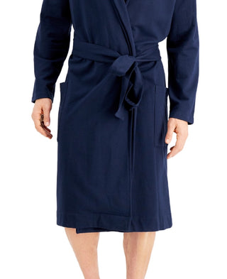 Alfani Men's Moisture Wicking Robe Blue Size Regular