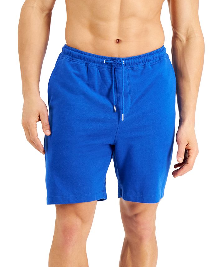 Alfani Men's Moisture Wicking Pajama Shorts Blue Size Small