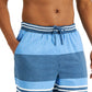Club Room Women's Hawthorne Striped Pajama Shorts Blue Size M