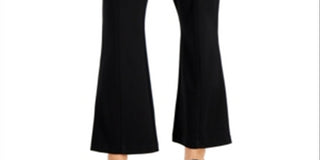 Alfani Women's Modern Lounge Seamed High Rise Pull On Pants Black Size 12