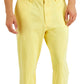 Club Room Men's Four Way Stretch Pants Yellow Size 40X30