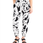 INC International Concepts Women's Printed Joggers White Size X-Large