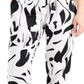 INC International Concepts Women's Printed Joggers White Size X-Large